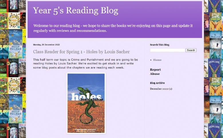 Year 5 Reading Blog